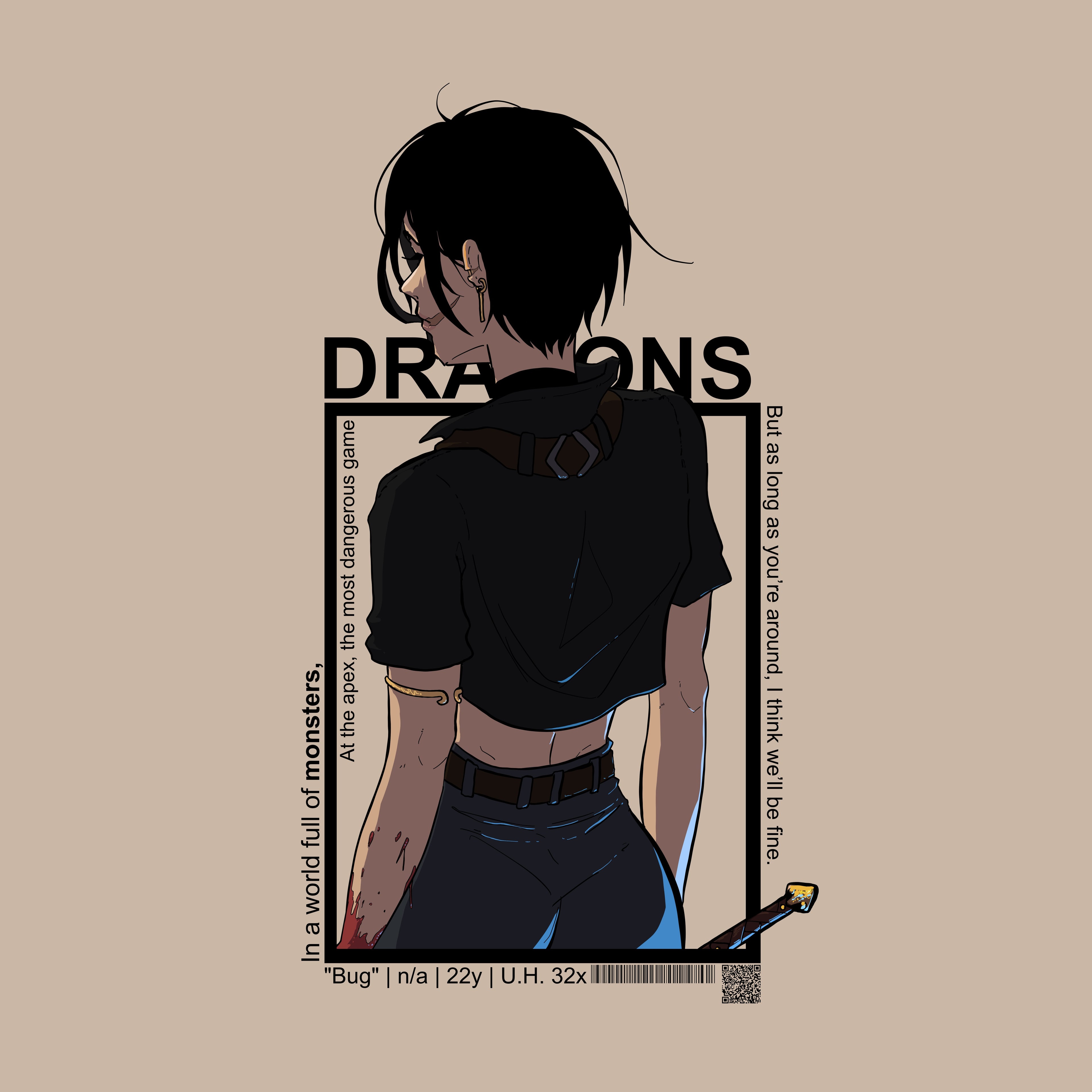 Dragon Slayer - Graphic Sweater